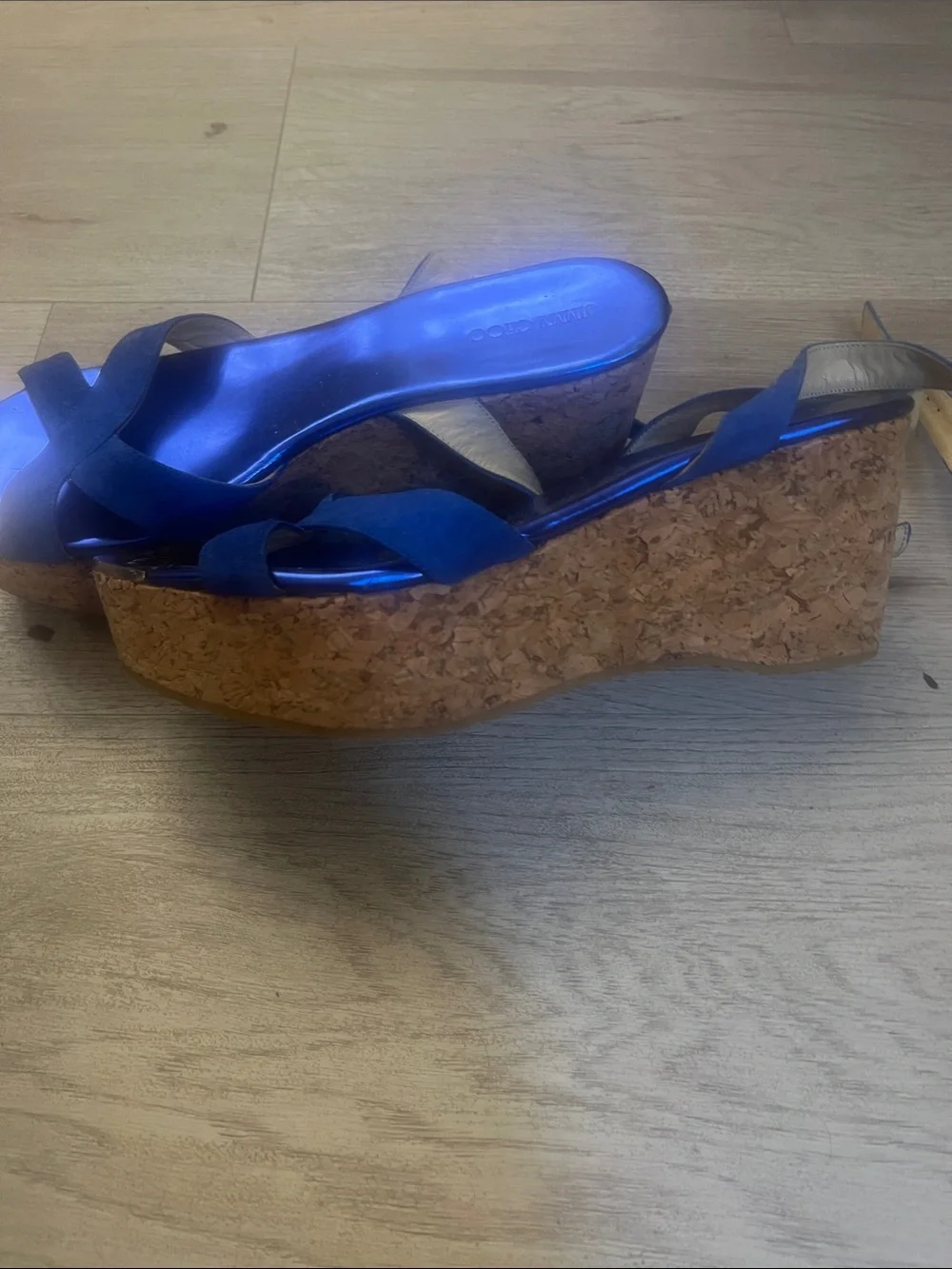 Jimmy Choo - Platform ankle strap size EU42